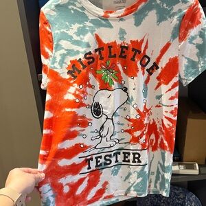 Peanuts Mistletoe Tester Tshirt